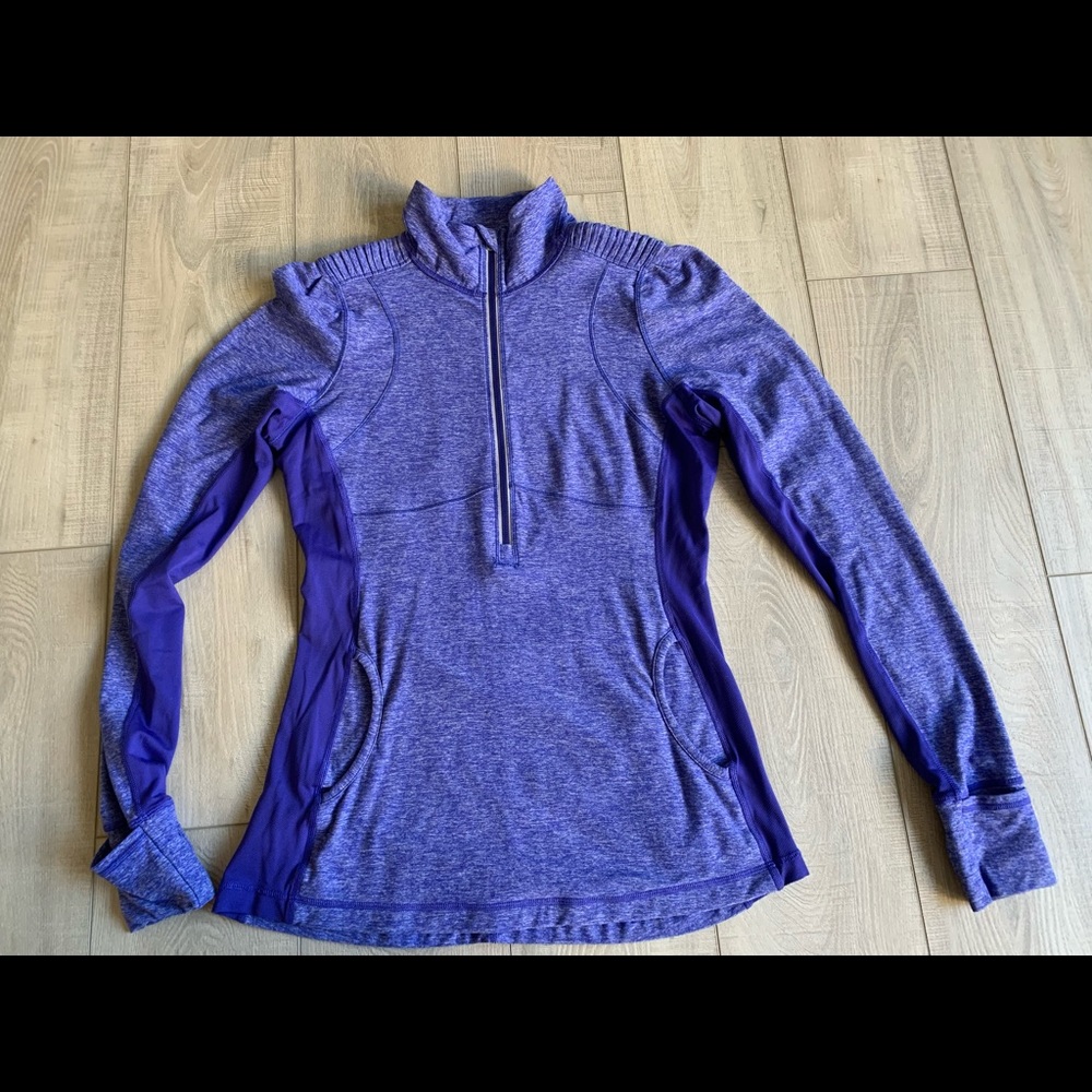 Lululemon Athletica Purple Half Zip Jacket